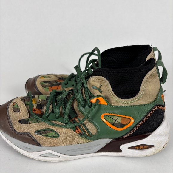 Puma Men’s black fives TRC Tan, Green - Picture 3 of 10